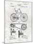 Bicycle-Patent-Mounted Art Print