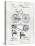 Bicycle-Patent-Stretched Canvas