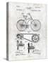 Bicycle-Patent-Stretched Canvas