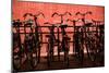 Bicycles at Centraal Station II-Erin Berzel-Mounted Photographic Print