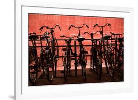 Bicycles at Centraal Station II-Erin Berzel-Framed Photographic Print