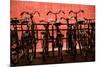 Bicycles at Centraal Station II-Erin Berzel-Mounted Photographic Print