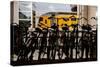 Bicycles at Centraal Station-Erin Berzel-Stretched Canvas