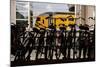 Bicycles at Centraal Station-Erin Berzel-Mounted Photographic Print