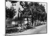 Bicycles by the Thames-Fred Musto-Mounted Photographic Print