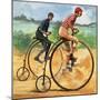Bicycles Down the Ages. the Penny Farthing-Peter Jackson-Mounted Giclee Print