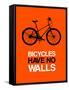 Bicycles Have No Walls 1-NaxArt-Framed Stretched Canvas