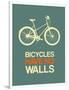 Bicycles Have No Walls 3-NaxArt-Framed Art Print