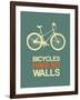 Bicycles Have No Walls 3-NaxArt-Framed Art Print