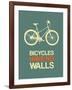 Bicycles Have No Walls 3-NaxArt-Framed Art Print