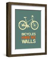 Bicycles Have No Walls 3-NaxArt-Framed Art Print