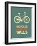 Bicycles Have No Walls 3-NaxArt-Framed Art Print