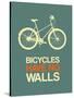 Bicycles Have No Walls 3-NaxArt-Stretched Canvas