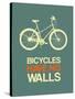 Bicycles Have No Walls 3-NaxArt-Stretched Canvas