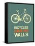 Bicycles Have No Walls 3-NaxArt-Framed Stretched Canvas