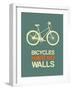 Bicycles Have No Walls 3-NaxArt-Framed Art Print