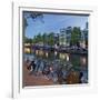 Bicycles, Houses Near the Keizersgracht, Amsterdam, the Netherlands-Rainer Mirau-Framed Photographic Print