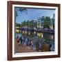 Bicycles, Houses Near the Keizersgracht, Amsterdam, the Netherlands-Rainer Mirau-Framed Photographic Print