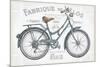 Bicycles I-Daphne Brissonnet-Mounted Art Print