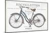 Bicycles II-Daphne Brissonnet-Mounted Premium Giclee Print