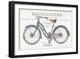 Bicycles II-Daphne Brissonnet-Framed Art Print