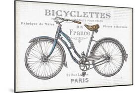 Bicycles II-Daphne Brissonnet-Mounted Art Print