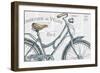 Bicycles III-Daphne Brissonnet-Framed Art Print