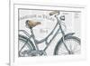 Bicycles III-Daphne Brissonnet-Framed Art Print