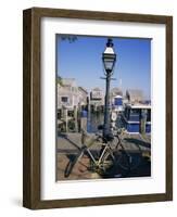 Bicycles, Nantucket, Massachusetts, New England, USA-Ken Gillham-Framed Photographic Print