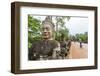 Bicycles Near the South Gate at Angkor Thom-Michael Nolan-Framed Photographic Print