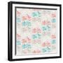 Bicycles Seamless Pattern In Retro Style-incomible-Framed Art Print