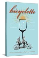Bicyclette Recipe-Fig & Melon Press-Stretched Canvas