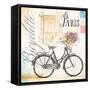 Bicyclette Sketchbook-Angela Staehling-Framed Stretched Canvas