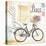 Bicyclette Sketchbook-Angela Staehling-Stretched Canvas