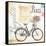 Bicyclette Sketchbook-Angela Staehling-Framed Stretched Canvas