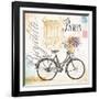 Bicyclette Sketchbook-Angela Staehling-Framed Art Print