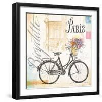 Bicyclette Sketchbook-Angela Staehling-Framed Art Print