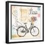 Bicyclette Sketchbook-Angela Staehling-Framed Art Print