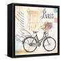 Bicyclette Sketchbook-Angela Staehling-Framed Stretched Canvas