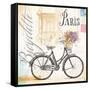 Bicyclette Sketchbook-Angela Staehling-Framed Stretched Canvas