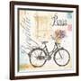 Bicyclette Sketchbook-Angela Staehling-Framed Art Print