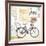 Bicyclette Sketchbook-Angela Staehling-Framed Art Print