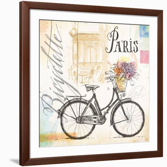 Bicyclette Sketchbook-Angela Staehling-Framed Art Print