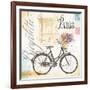 Bicyclette Sketchbook-Angela Staehling-Framed Art Print