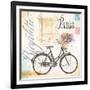 Bicyclette Sketchbook-Angela Staehling-Framed Premium Giclee Print