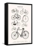 Bicyclettes-Florent Bodart-Framed Stretched Canvas