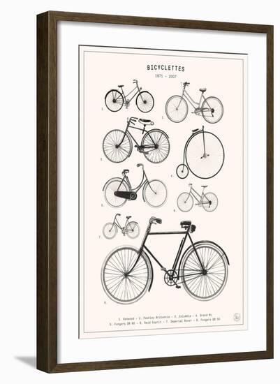 Bicyclettes-Florent Bodart-Framed Giclee Print