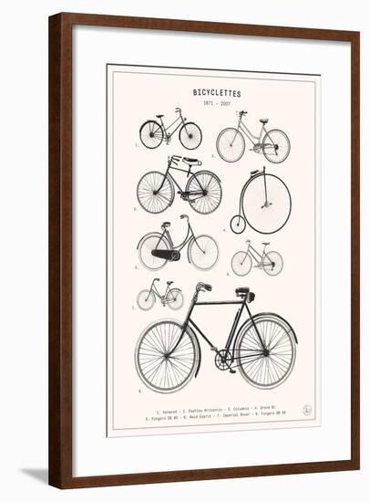 Bicyclettes-Florent Bodart-Framed Giclee Print