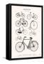 Bicyclettes-Florent Bodart-Framed Stretched Canvas