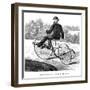 Bicycling, 1869-null-Framed Giclee Print